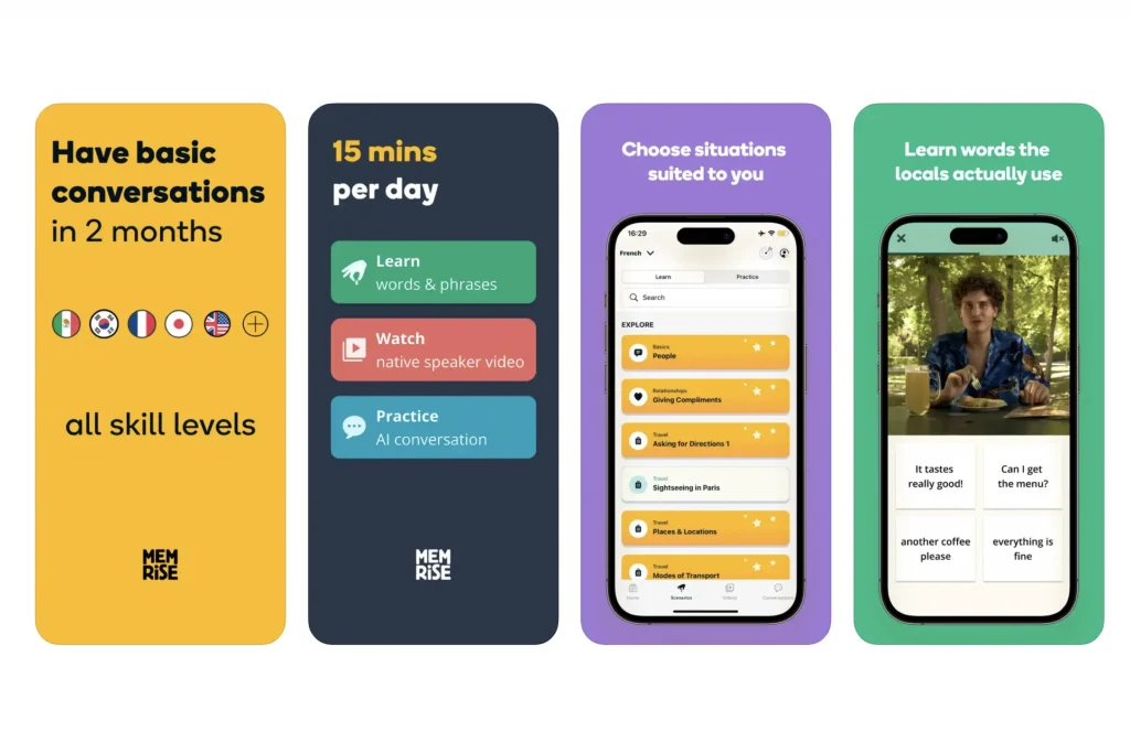 دانلود برنامه Memrise یرای آیفون