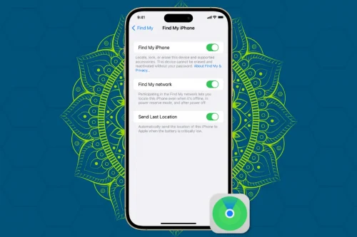 آموزش فعال کردن و نحوه استفاده از فایند مای در آیفون