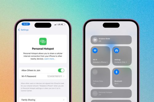 نحوه فعال کردن هات اسپات آیفون در iOS 16 و بالاتر