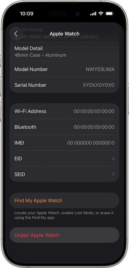 نحوه قطع اتصال اپل واچ و گوشی آیفون
