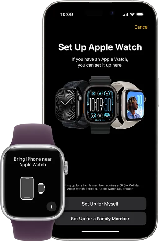 نزدیک بودن اپل واچ و آیفون به هم راه اندازی اپل واچ سری 8