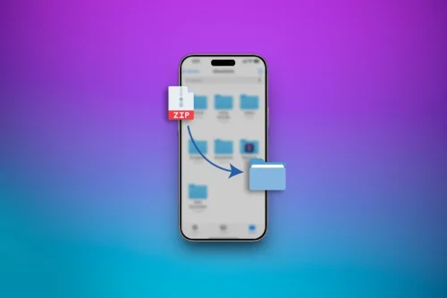 آموزش آنزیپ و باز کردن فایل زیپ در آیفون