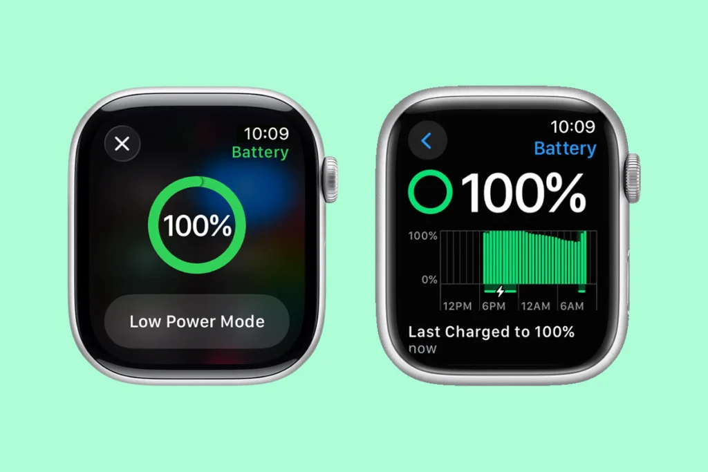 نمایش درصد باتری اپل واچ