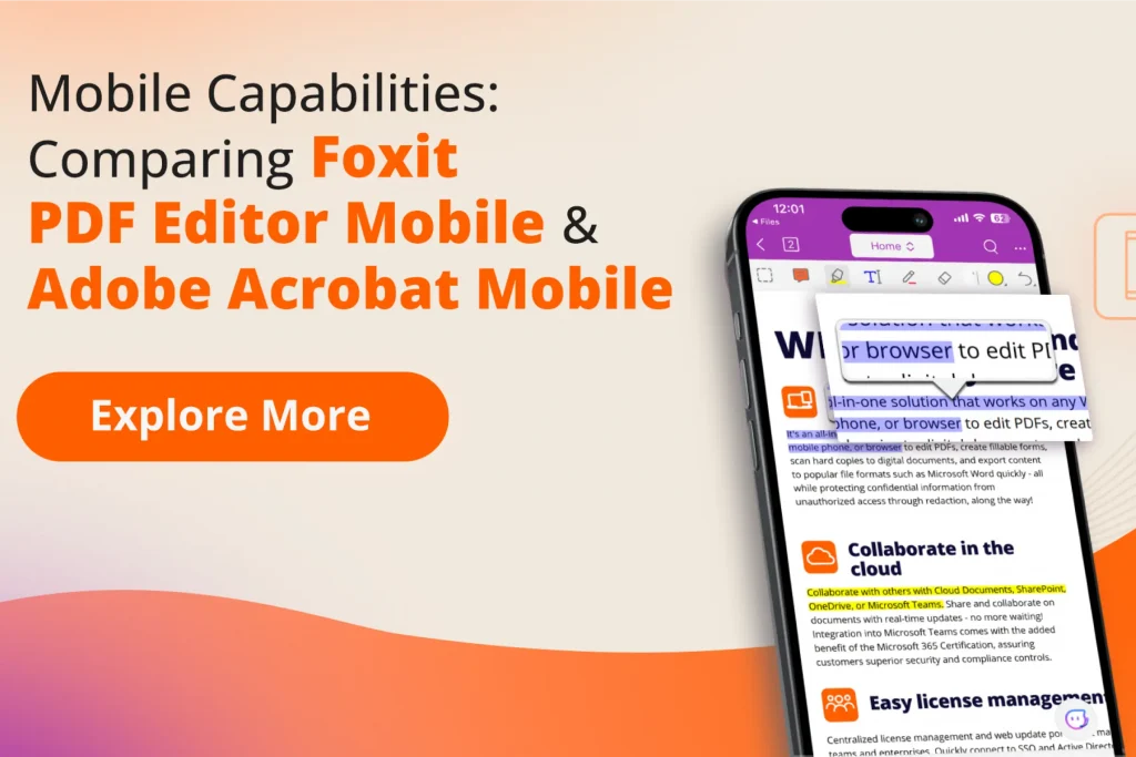دانلود برنامه Foxit MobilePDF برای آیفون