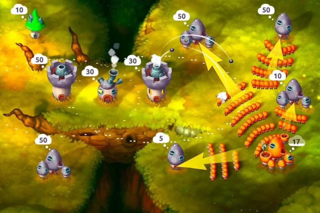 دانلود بازی Mushroom Wars برای آیفون