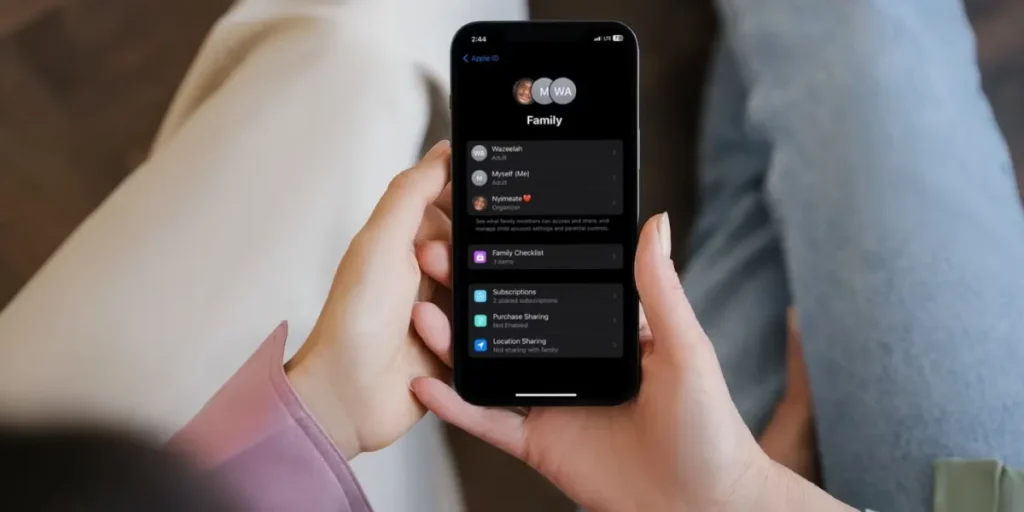 راه‌اندازی آسان قابلیت Family Sharing اپل روی آیفون