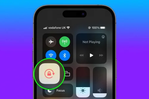 آموزش چرخاندن صفحه نمایش آیفون