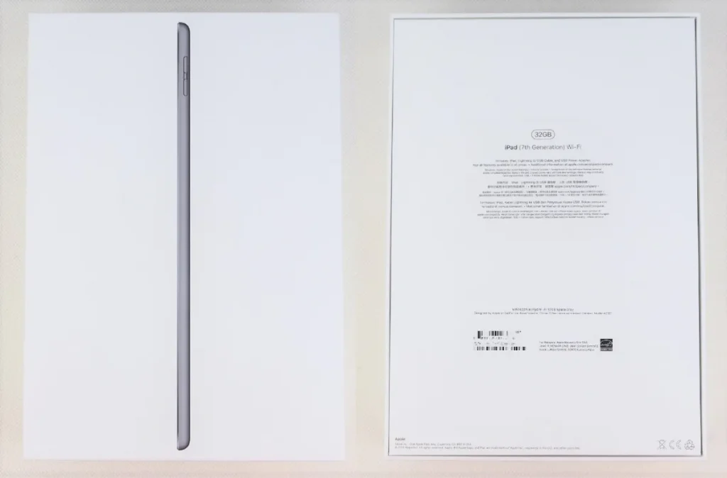 بررسی جعبه برای شناسایی مدل آیپد