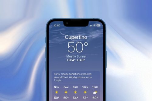 هواشناسی آیفون