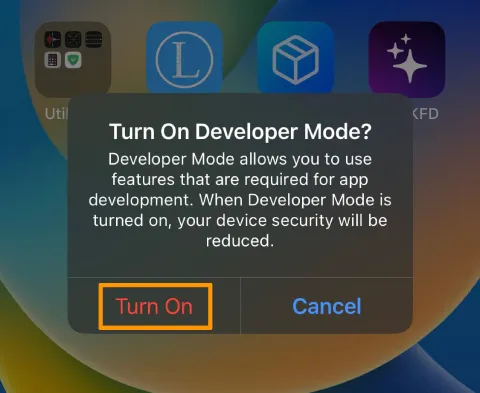 فعال کردن دولوپر مود روی iOS 18