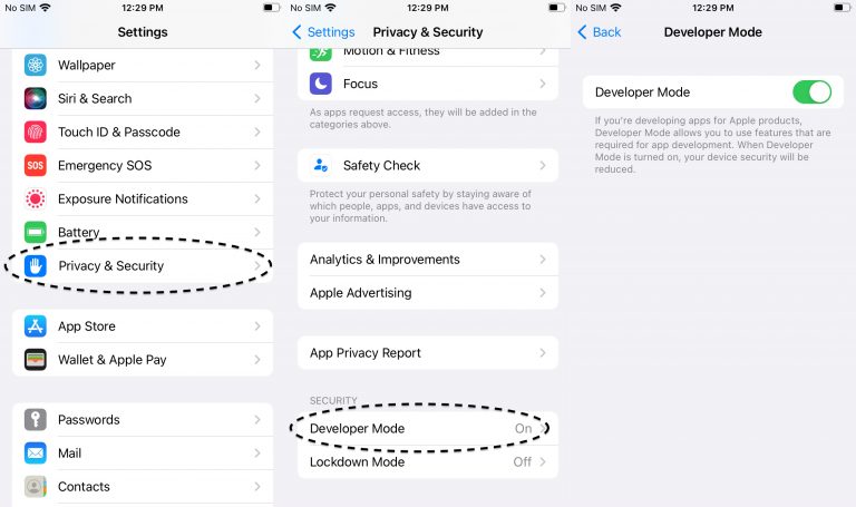 Developer Mode Ios Risks دولوپر مود آیفون چیست و چگونه فعال می شود؟ - بلاگ سیباپ