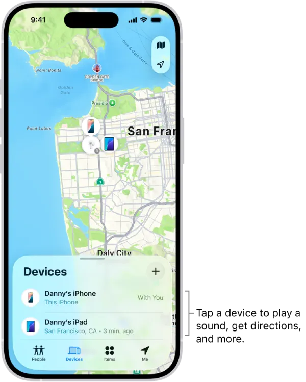 نحوۀ فعال و غیرفعال کردن برنامه Find My آیفون