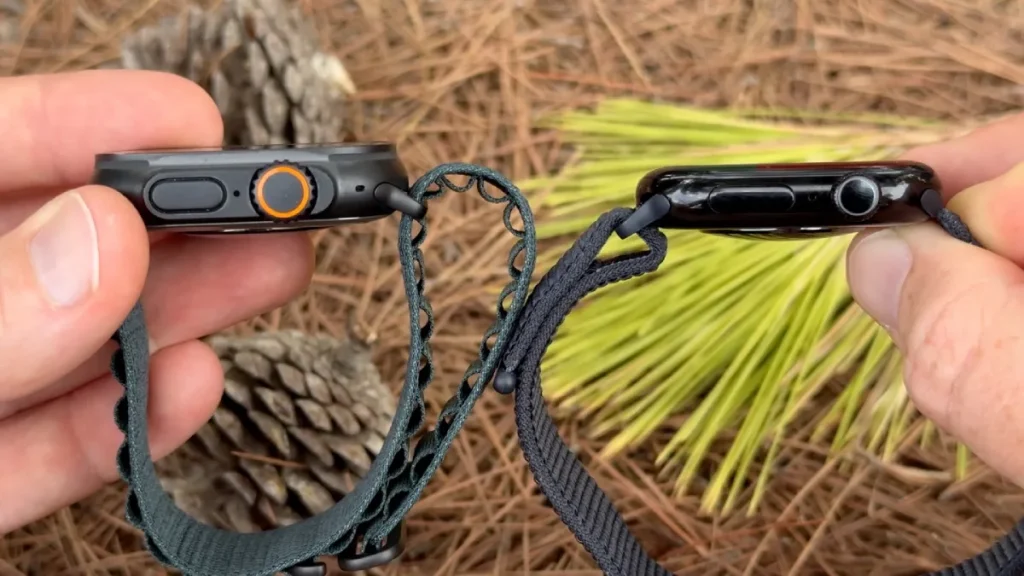 مقایسه اپل واچ اولترا ۲ با اپل واچ سری ۱۰؛ ضخامت و حمل‌پذیری