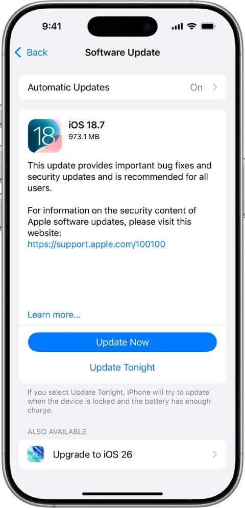 چند اشتباه رایج در آپدیت آیفون
