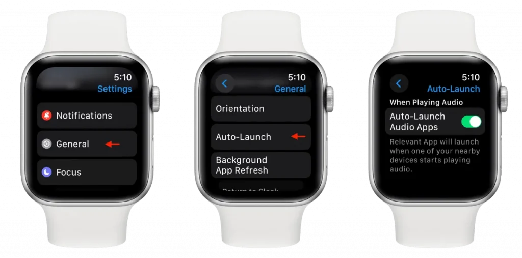 برنامههای با اجرای خودکار در اپل واچ