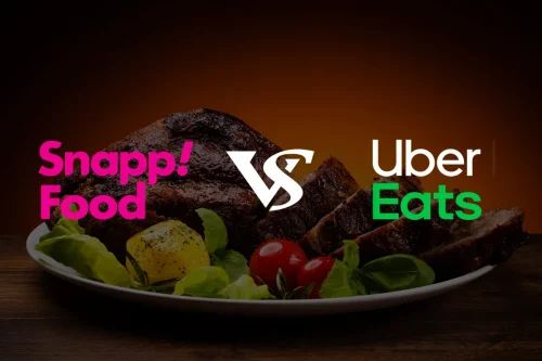 مقایسه اپلیکیشن اسنپ فود و Uber Eats