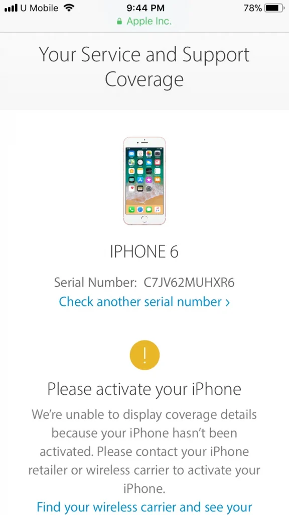 چگونه بفهمیم آیفون نات اکتیو است؟