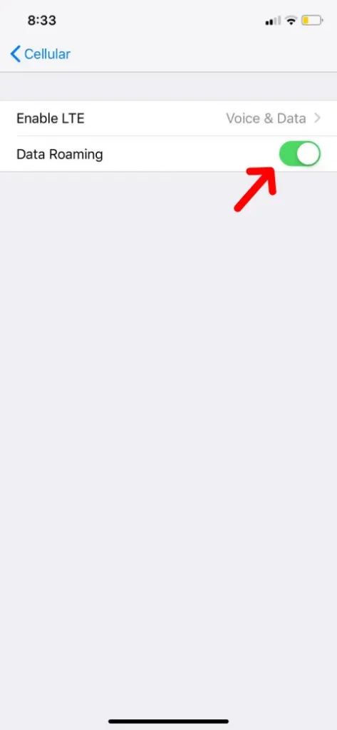 مدیریت دیتای همراه و رومینگ