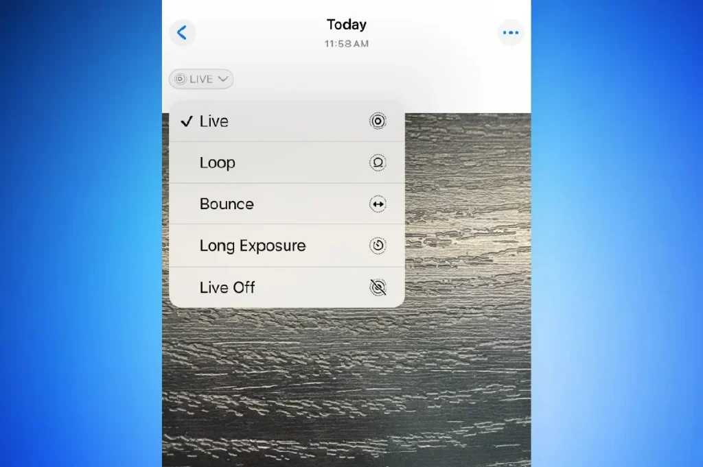 افکت مخصوص Live Photo