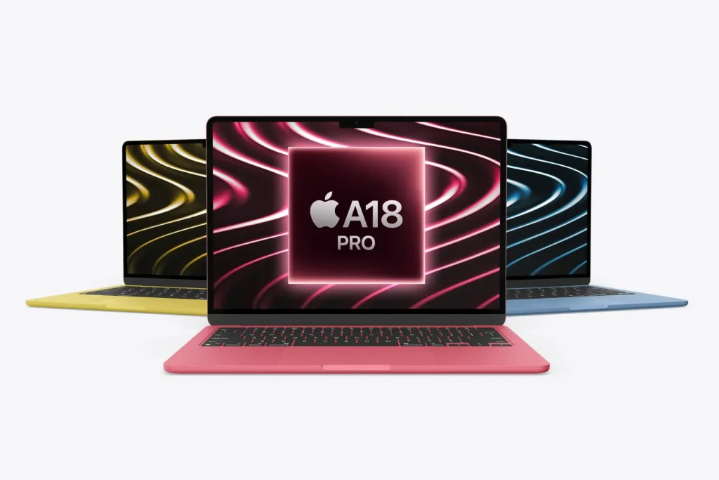 مک بوک ۱۲.۹ اینچی A18 Pro