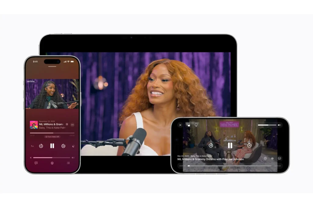 برنامه Apple Podcasts برای آیفون