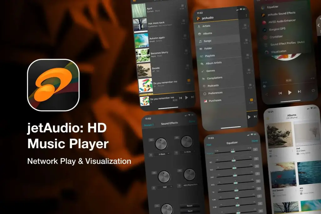 برنامه jetAudio برای آیفون
