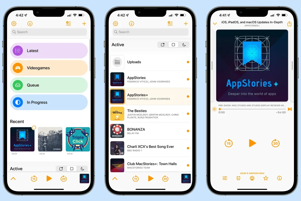 برنامه Overcast برای آیفون