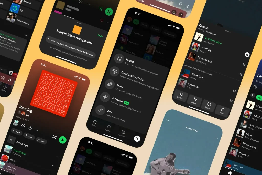 برنامه Spotify برای آیفون